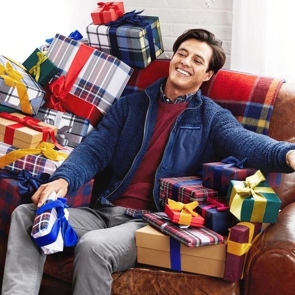 NWT Southern Tide Sherpa Full Zip Jacket Navy - Picture 2 of 7